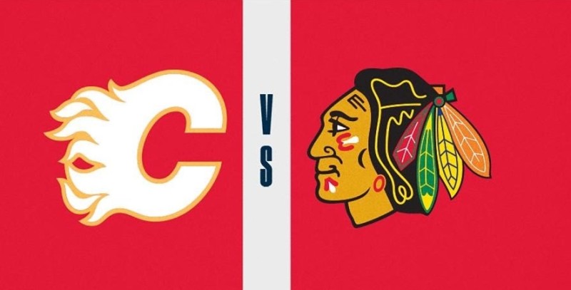 Les Blackhawks s'inclinent face aux Flames