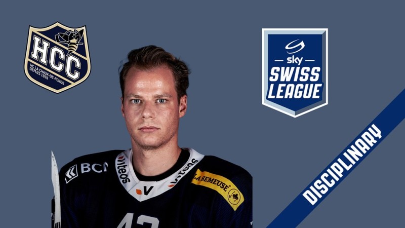 Un match de suspension et une amende contre Janik Loosli