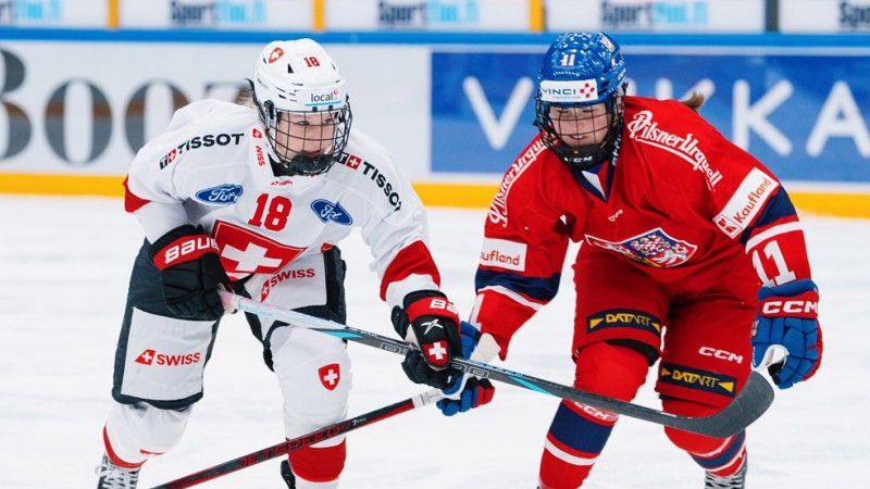 La sélection suisse pour le Women’s Euro Hockey Tour à Liberec