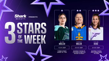 Alina Müller première étoile de la semaine en PWHL