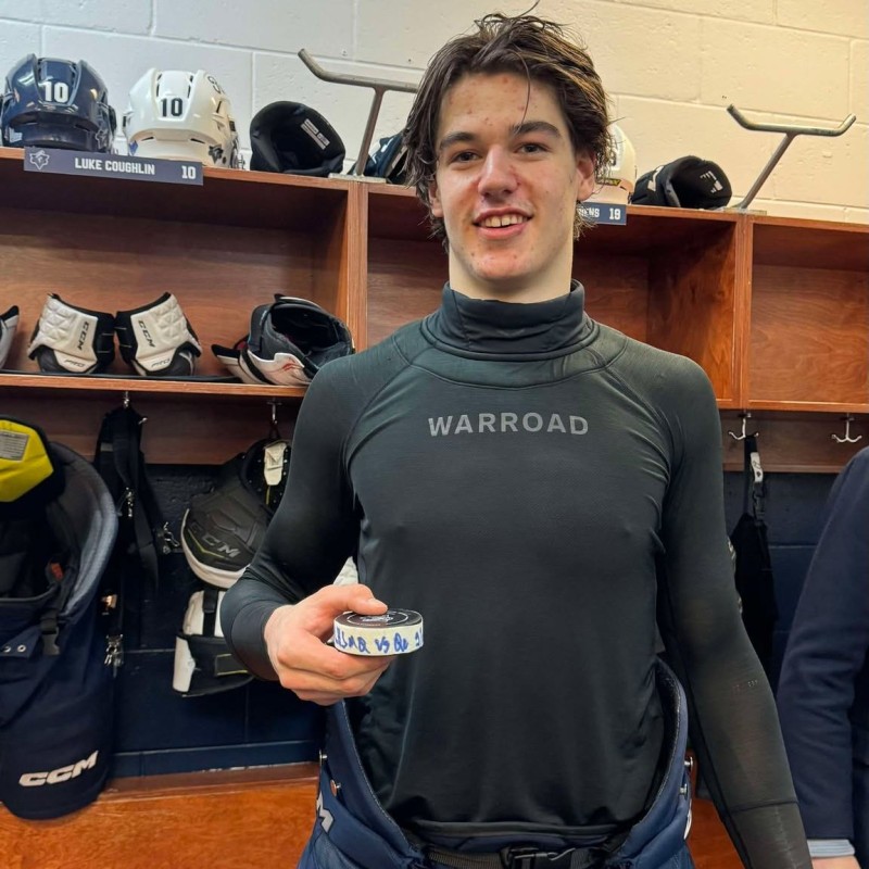 Un premier but en LHJMQ pour Basile Sansonnens