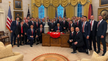 Les Panthers en visite à la Maison-Blanche