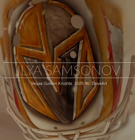 Le nouveau masque d'Ilya Samsonov