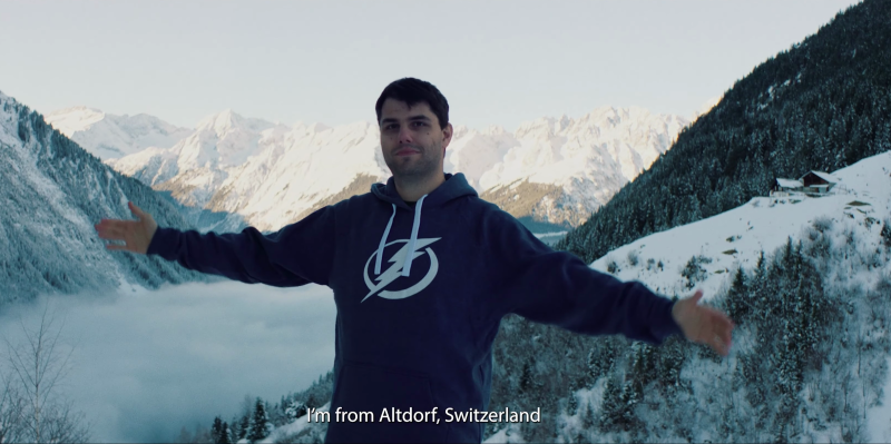 Faites connaissance avec un fan suisse du Lightning