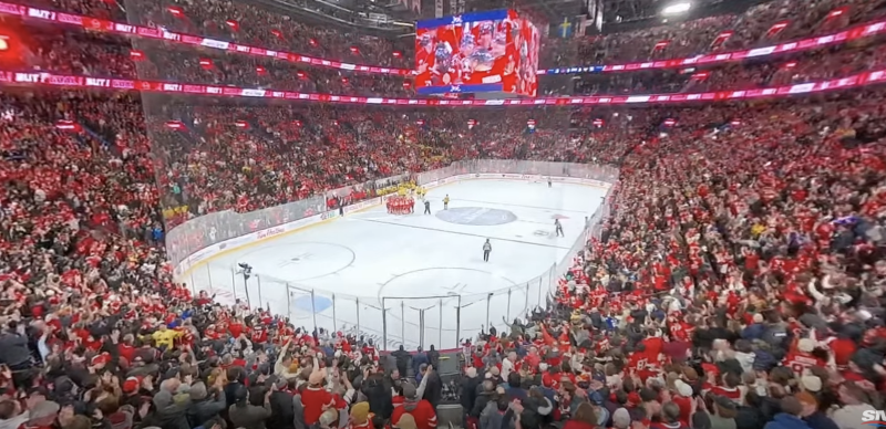 Le but gagnant du Canada cette nuit comme si vous y étiez