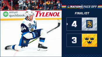 Les images du match Suède vs Finlande