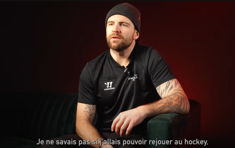 Luca Hischier " Je ne savais pas si j'allais pouvoir rejouer au hockey"