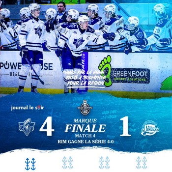 Basile Sansonnens und Rimouski überstehen die erste Runde der Play-offs