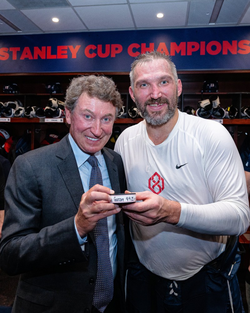 Vergleich der Saisons von Alex Ovechkin und Wayne Gretzky