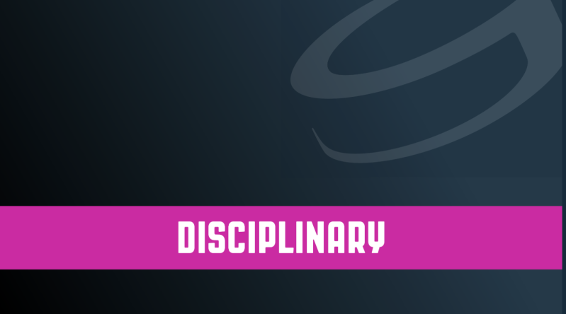 Andrea Glauser amendé pour comportement antisportif