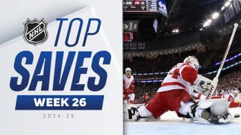 Les plus beaux arrêts de la semaine écoulée en NHL