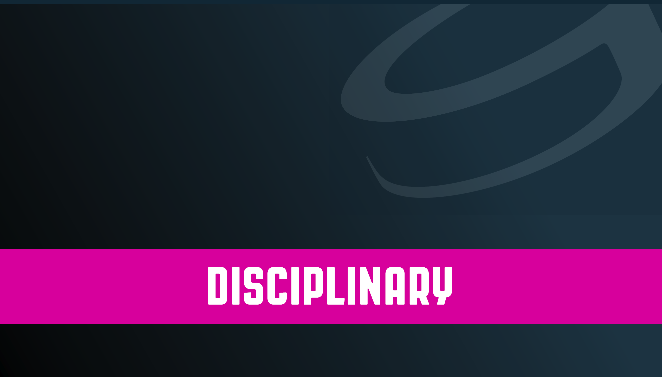 Pénalité rétroactive de méconduite pour le match contre Andrea Glauser