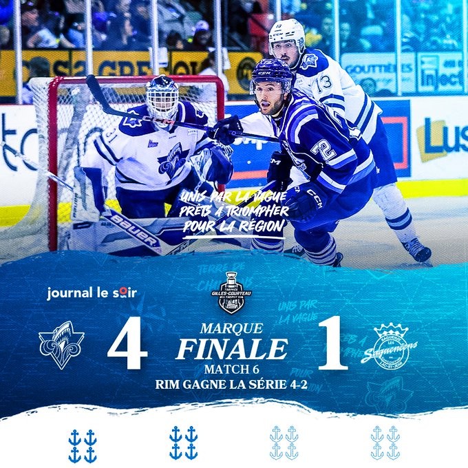 Basile Sansonnens et Rimouski continuent l'aventure