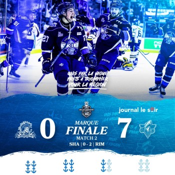 Rimouski bat nettement Shawanigan