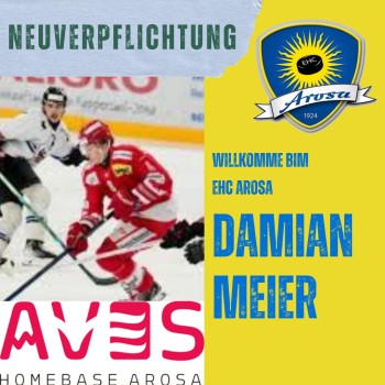Damian Meier rejoint Arosa