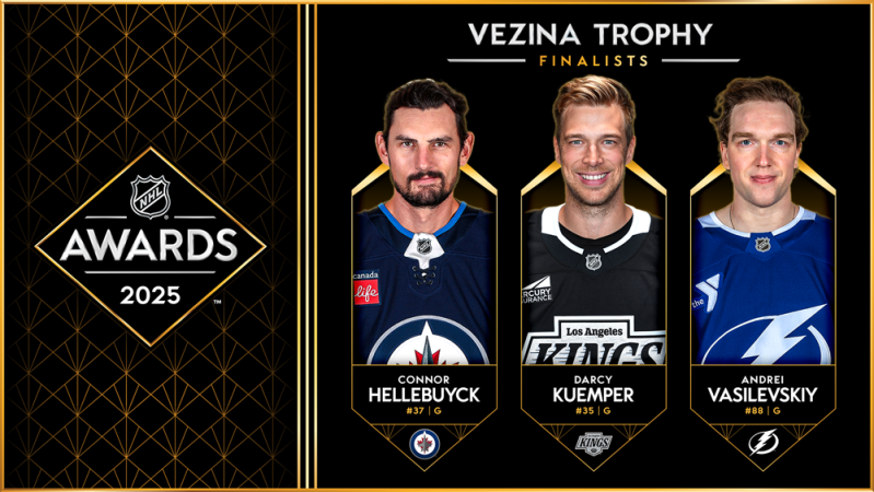 Les finalistes au Trophée Vezina