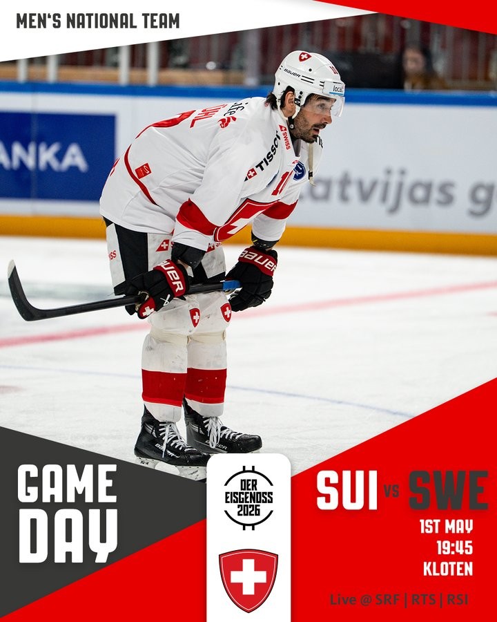 Formation des équipes pour le match Suisse vs Suède