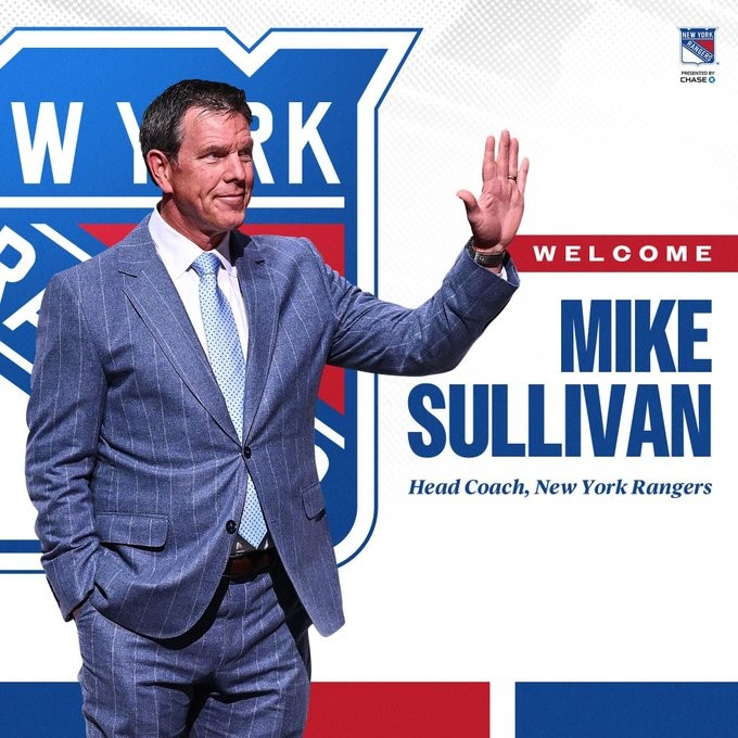 Mike Sullivan nommé entraîneur principal des Rangers