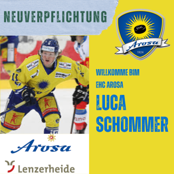 Luca Schommer de retour à Arosa