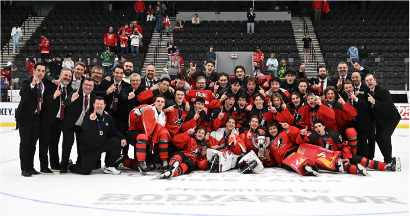 Le Canada écrase la Suède et conserve son titre mondial U18