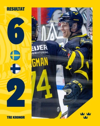 La Tre Kronor en pleine confiance avant le Mondial, tout le contraire de la Finlande