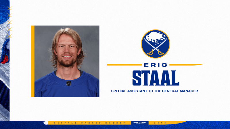 Les Sabres engagent Staal comme assistant spécial du manager général