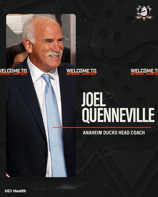 Les Ducks nomment Quenneville entraîneur principal