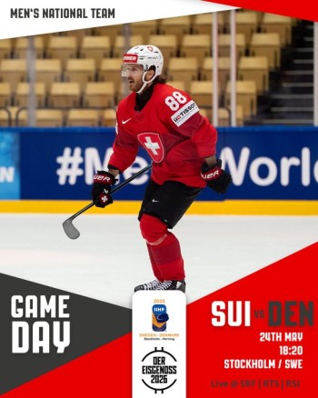 Formation des équipes pour le match Suisse vs Danemark