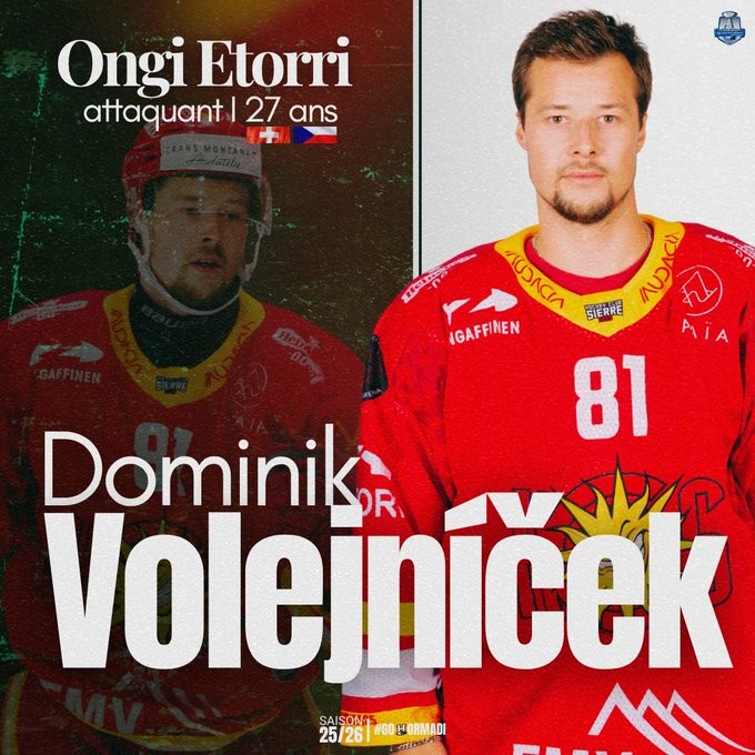 Dominik Volejnicek patinera dans le championnat français