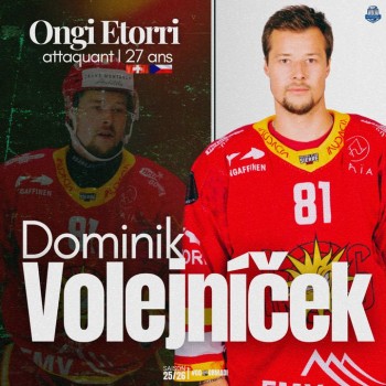 Dominik Volejnicek patinera dans le championnat français