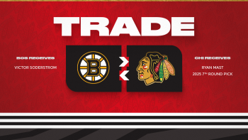 Echange entre les Bruins et les Blackhawks