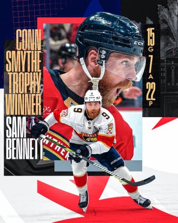 Sam Bennett remporte le trophée Conn Smythe