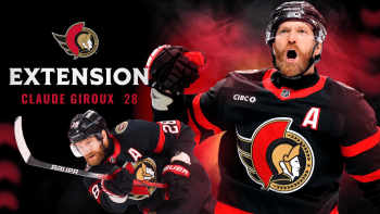 Claude Giroux prolonge d’une saison avec les Sénateurs d’Ottawa