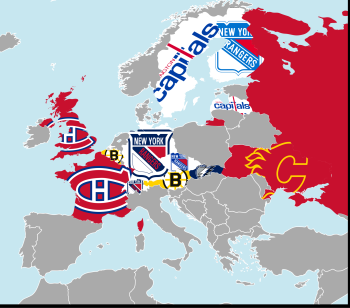 Welches NHL-Team erzielte das erste Tor auf Schweizer Boden?