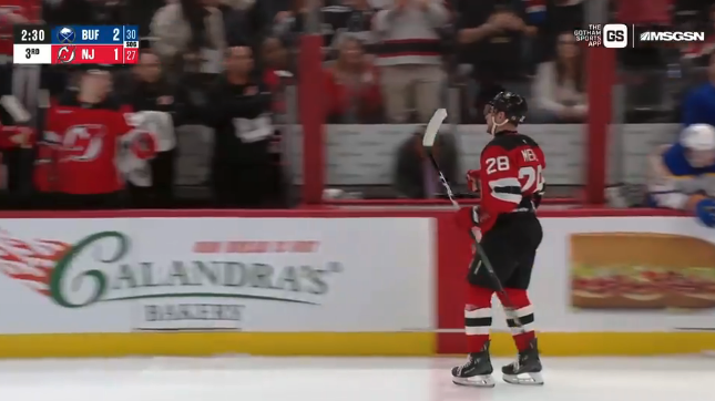 Un 15e but pour Timo Meier mais une défaite pour les Devils