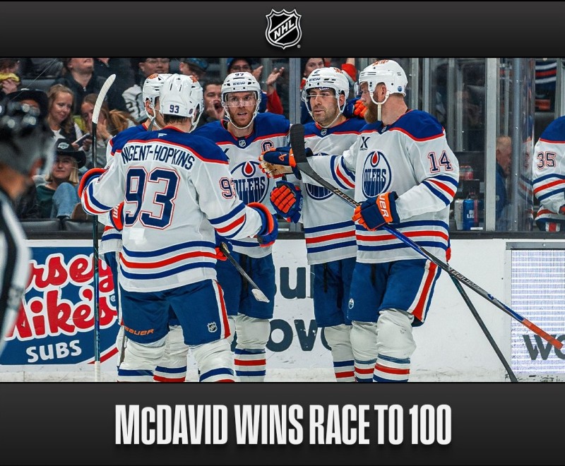 Connor McDavid atteint les 100 points pour une sixième saison consécutive