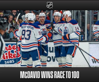 Connor McDavid atteint les 100 points pour une sixième saison consécutive