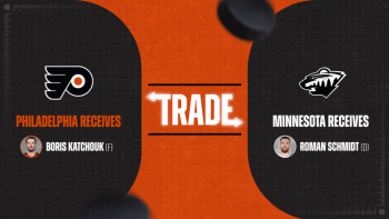 Echange entre les Flyers et le Wild