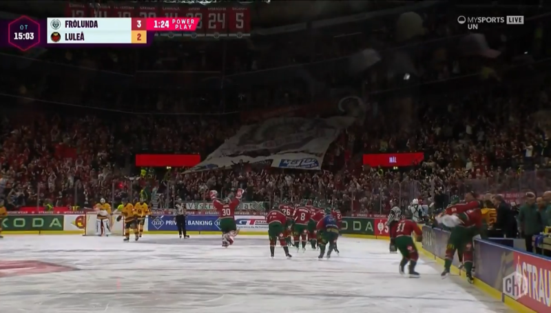 Frölunda remporte la Champions Hockey League