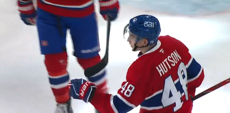 Lane Hutson stellt einen NHL-Rekord auf