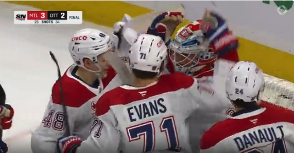 Highlight-Clip: Die packende Schlussphase im NHL-Duell Montreal Canadiens gegen Ottawa Senators