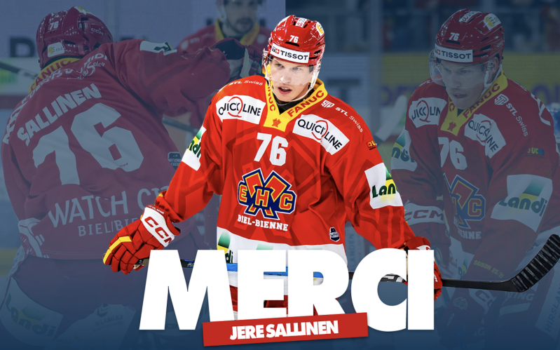 Jere Sallinen ne sera pas de retour au HC Bienne