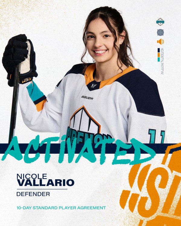 Nicole Vallario signe un contrat à court terme et devrait voir de l'action