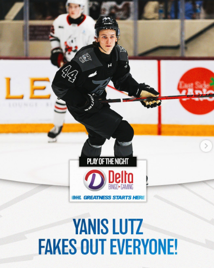 Yanis Lutz devrait honorer sa seconde saison en OHL
