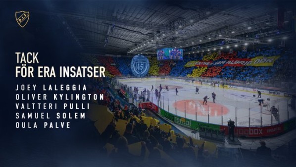 Plusieurs départs du côté de Djurgården