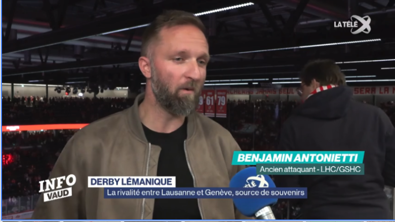 Benjamin Antonietti se remémore la rivalité entre Lausanne et Genève