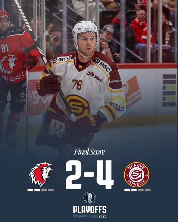 National League : Zurich file en demi-finale, Genève reprend l'avantage de la glace