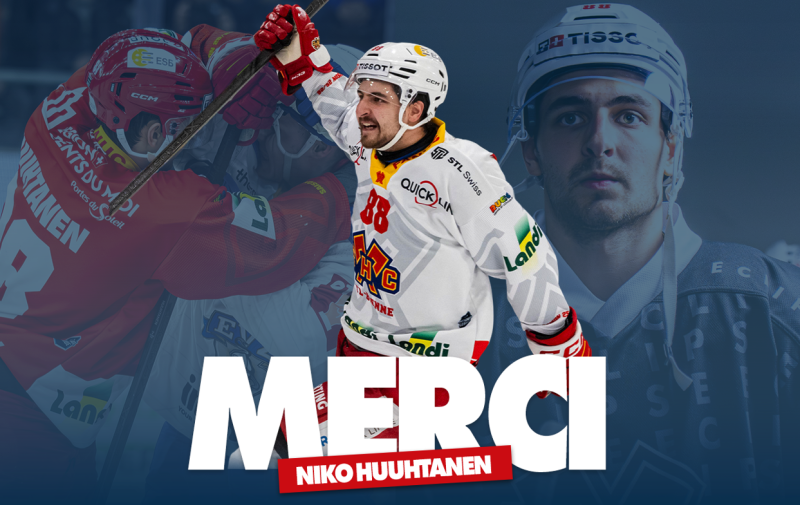 Niko Huuhtanen quitte lui aussi Bienne