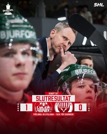 Die Saison von Dominik Egli und Frölunda ist bereits beendet