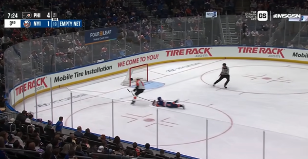 Huit minutes sans gardien et sans encaisser de but